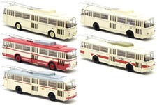 Brekina Skoda 9 Tr O-Bus autobus urbano autobus catenaria RDT filobus selezione 1:87 H0