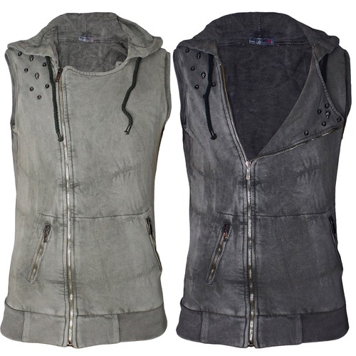 Smanicato uomo felpa - smanicato, con