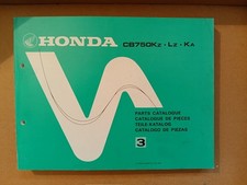 CATALOGO RICAMBI HONDA CB 750 KZ LZ KA ULTIMO PEZZO (S)