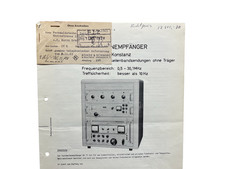 Foglio informativo vintage