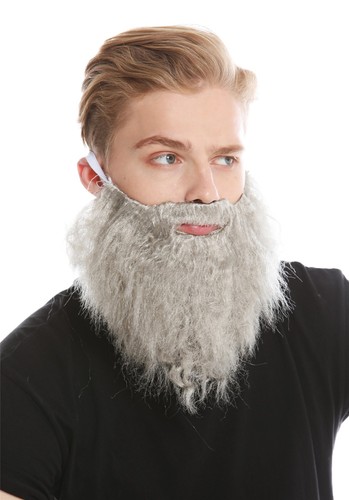 Barba completa grigio - completa,