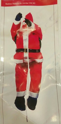 Babbo natale con corda per - babbo,