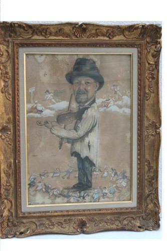 Pittore con violino - ,, angelo