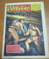 IL VITTORIOSO N 48 DEL 28/11 /1954 - MEDAGLIA ORO A CONSOLINI . ILL. JACOVITTI