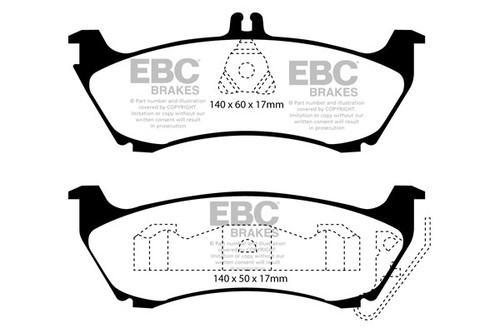 Pastiglie freno posteriori - , ebc