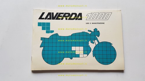 Laverda 1000 1977 manuale - , uso