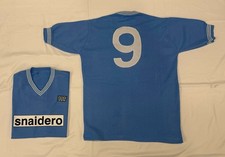 Maglia Napoli Azzurra SNAIDERO N°9 PALANCA 1981/82 Lanetta Vintage Calcio