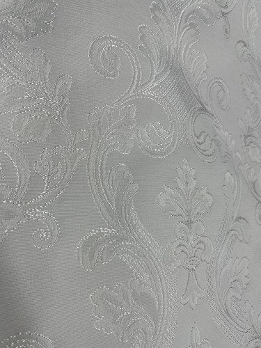 Tessuto damascato bianco - damascato,