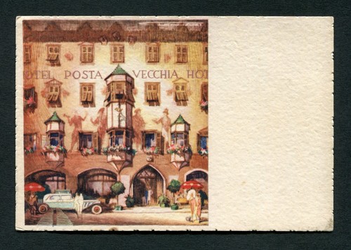 F998 cartolina vipiteno hotel - cartolina,