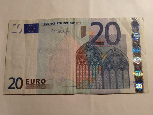 Banconota euro anno 2002 - banconota,
