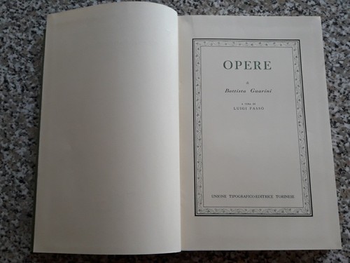 Opere battista guarini - opere,