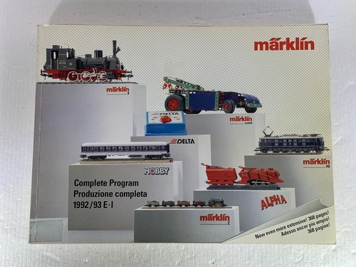 Marklin catalogo 1992 - catalogo, 1992/93