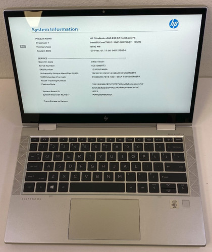 Elitebook x360 830 - x360, g7