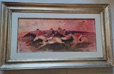 CARLO ROSELLI - OLIO S E TECNICA MISTA SU TAVOLA 27 X 62  - AUTENTICATO