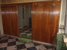 Ingresso attaccapanni originale dèco antico specchio fioriera cappelliera raro