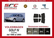 Pellicole Oscuranti Vetri Pre Tagliate VW Golf IV 5p 98-03 kit post SRC