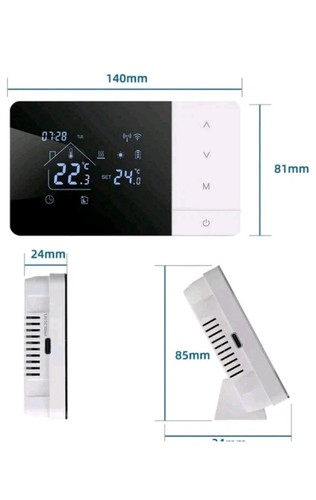 Termostato smart tuya wifi per - smart,