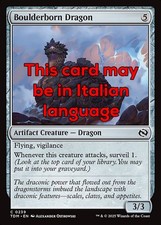 MTG BOULDERBORN DRAGON FOIL