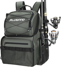 PLUSINNO Zaino da Pesca 45L