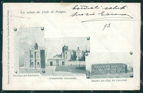 Napoli pompei cartolina - pompei, kv2788