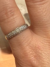Anello in oro 14 Kt bicolore Diamanti