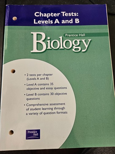 Biology chapter tests - level, a