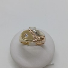 ANELLO DA UOMO IN ORO GIALLO