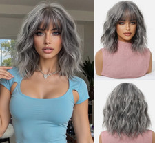 Parrucche donna grigio - , misto
