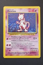 Mewtwo Unlimited Carta Pokemon Italiana - Set Base Ita 10/102 Holo Unl
