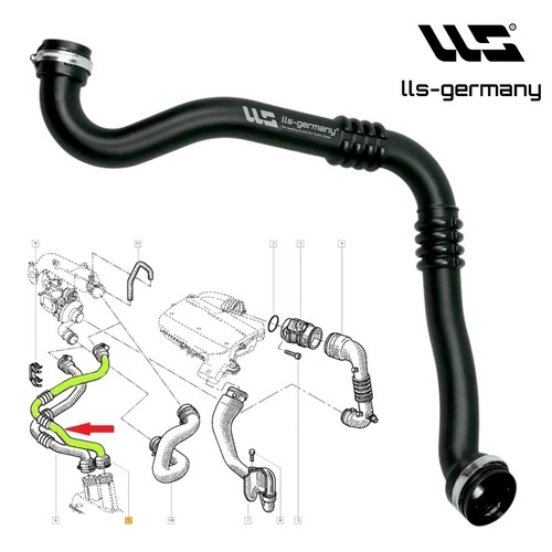 Turboscarico tubo intercooler - tubo,