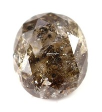Diamante taglio ovale naturale 0,58 ct diamante sfuso colore fantasia diamant...
