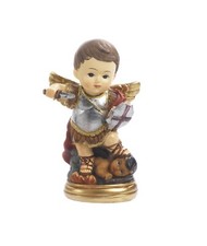 Statua Baby San Michele Arcangelo 9.7 cm in Resina Paben