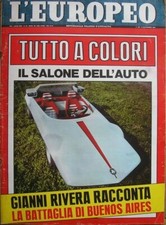 SALONE AUTO 1969 RUNABOUT BERTONE FIAT 500 ZANZARA VOLVO GTZ ZAGATO DINO COUPE