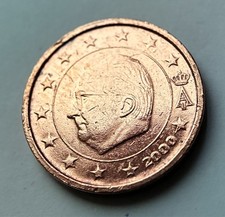 Centesimi 2000 belgio - belgio, re
