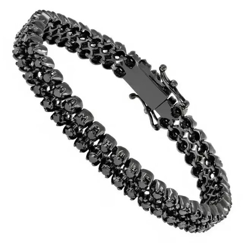 Bracciale tennis uomo 10ct - uomo,