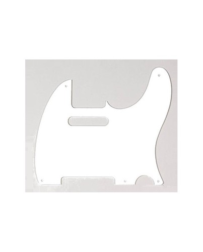 Pickguard 1ply blanc pour - pickguard,