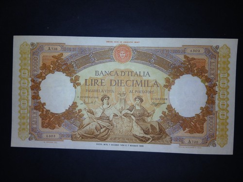 10000 lire repubbliche - lire,