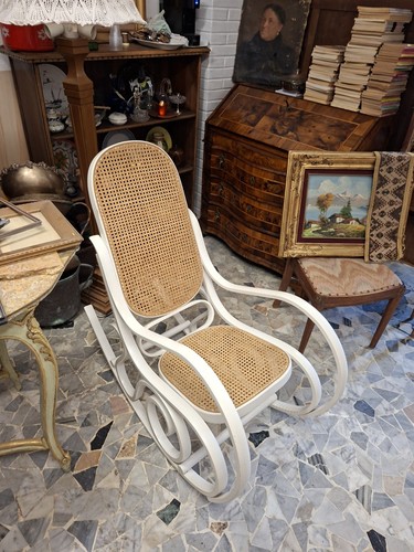 Sedia dondolo vintage anni - a,