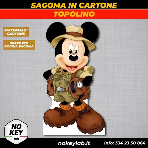 Topolino disney sagoma cartone - sagoma,