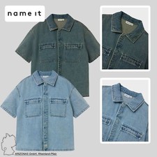 Camicia di jeans a maniche