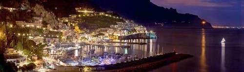 Quadro veduta amalfi costiera - veduta,