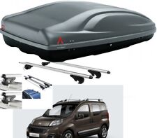 BOX AUTO PORTABAGAGLI G3 ALL TIME 480+BARRE PORTATUTTO PER FIAT QUBO ANNO 2014