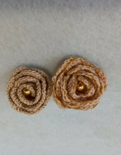 LOTTO 6fiori rose ecru'