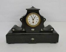 ✅ ANTICA PARIGINA OROLOGIO LIBERTY DELL' EPOCA 1880 MARMO ANTIQUE - 843