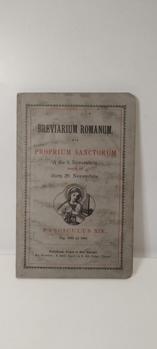 Breviarium romanum proprium - breviarium,