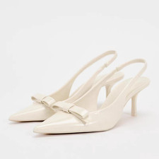 ZARA High Heels, Bow Pointed