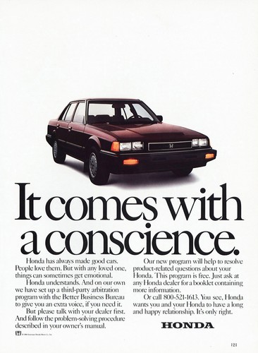 Honda 1985 viene fornito con - viene,