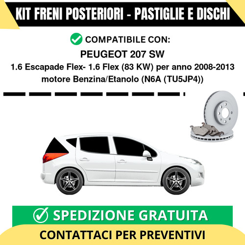 Kit freni posteriori per - kit,