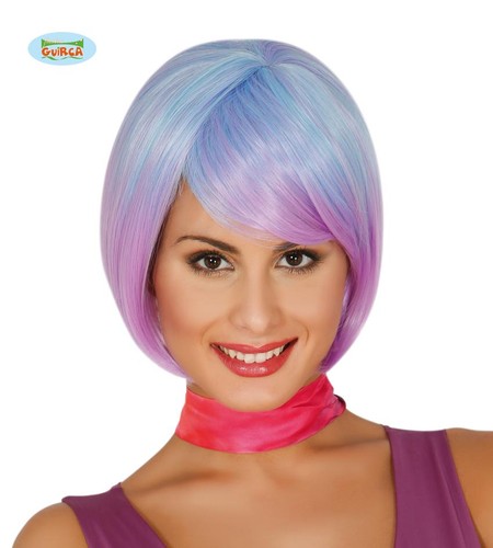 Parrucca melena azzurra - parrucca,