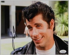 John Travolta Grease autografo